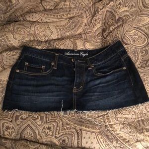 American eagle outfitters denim mini skirt size 6